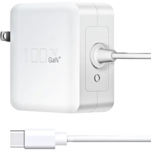 D100C 100W GaN USB-C charger with fast charging for laptops and phones