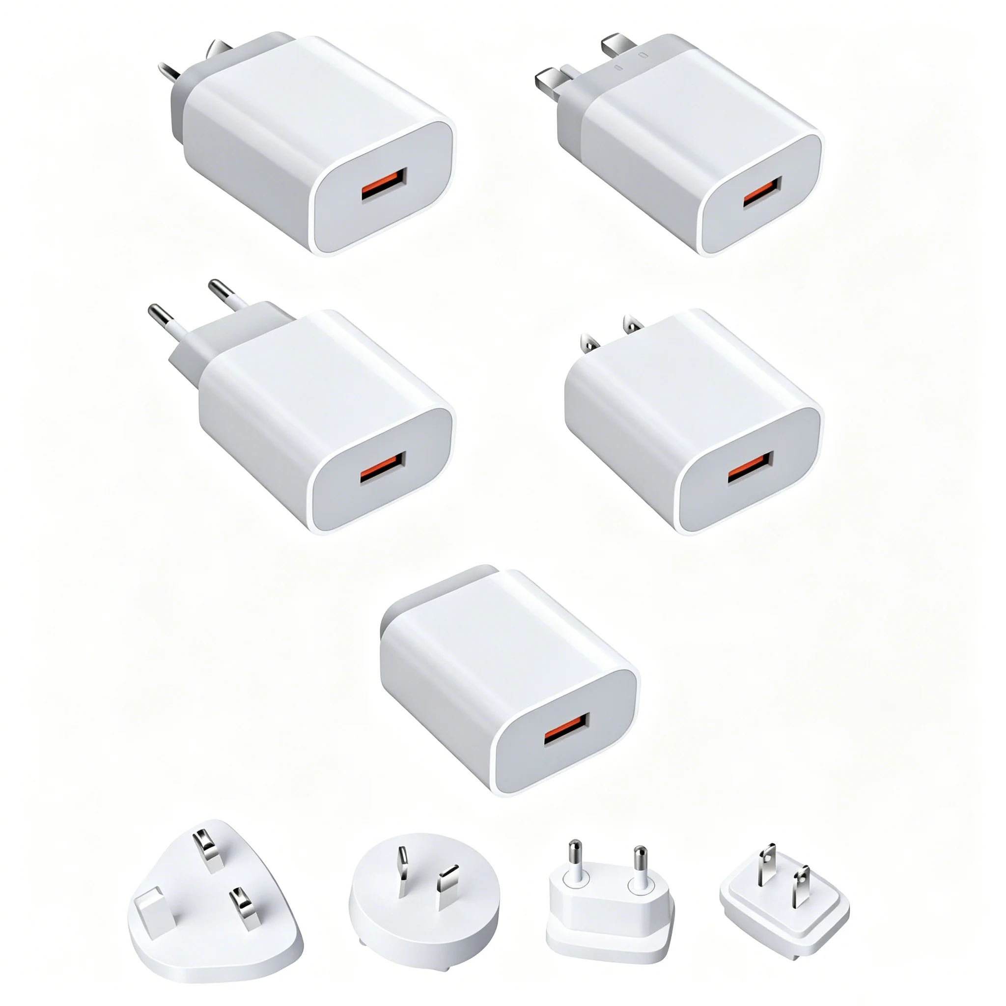 QC18A 18W USB-A Charger port design for fast charging