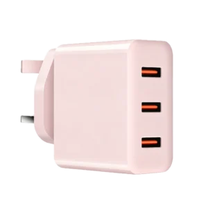 36AAA 36W GaN Charger with three USB-A charging ports