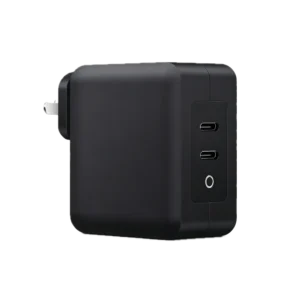PD100CC 100W GaN Charger with dual USB-C ports for laptop fast charging