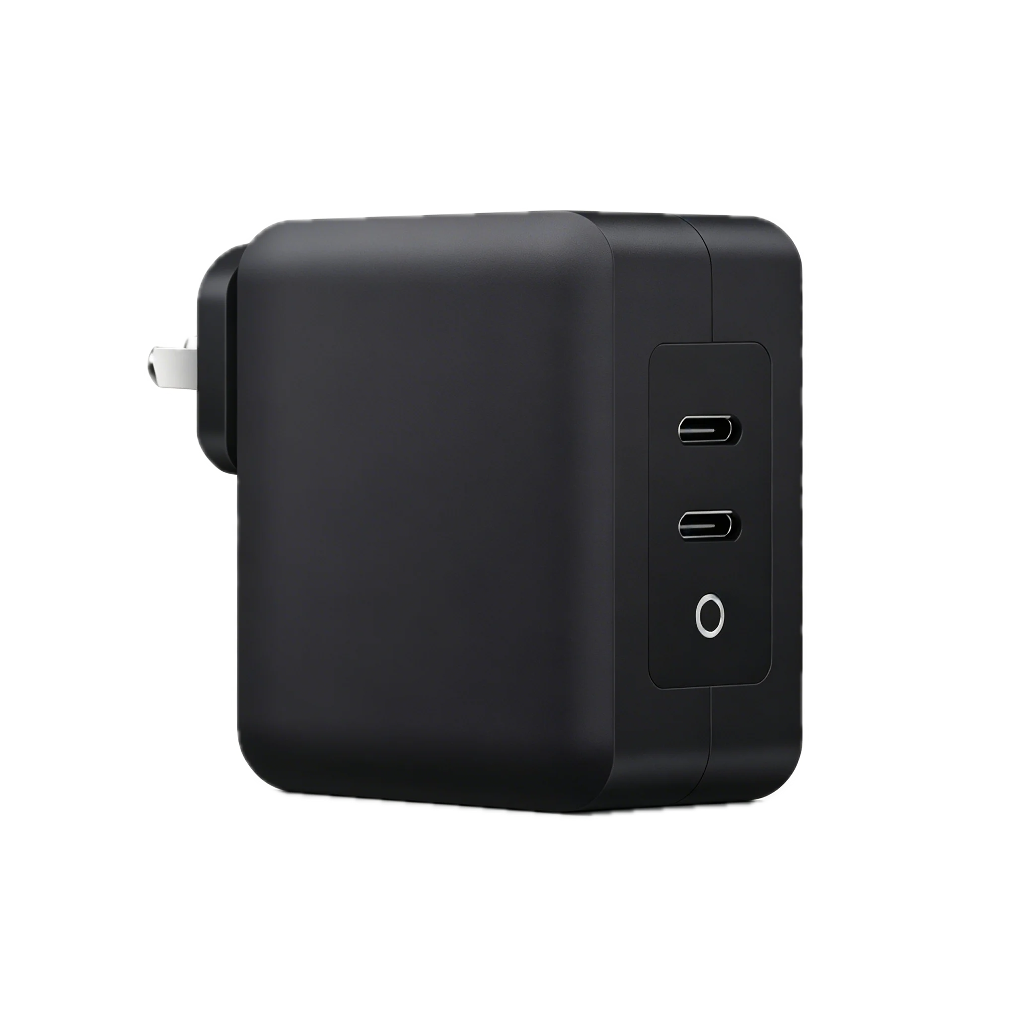 PD100CC 100W GaN Charger with dual USB-C ports for laptop fast charging