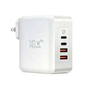 PD140CCAA 140W GaN Charger with dual USB-C and dual USB-A ports