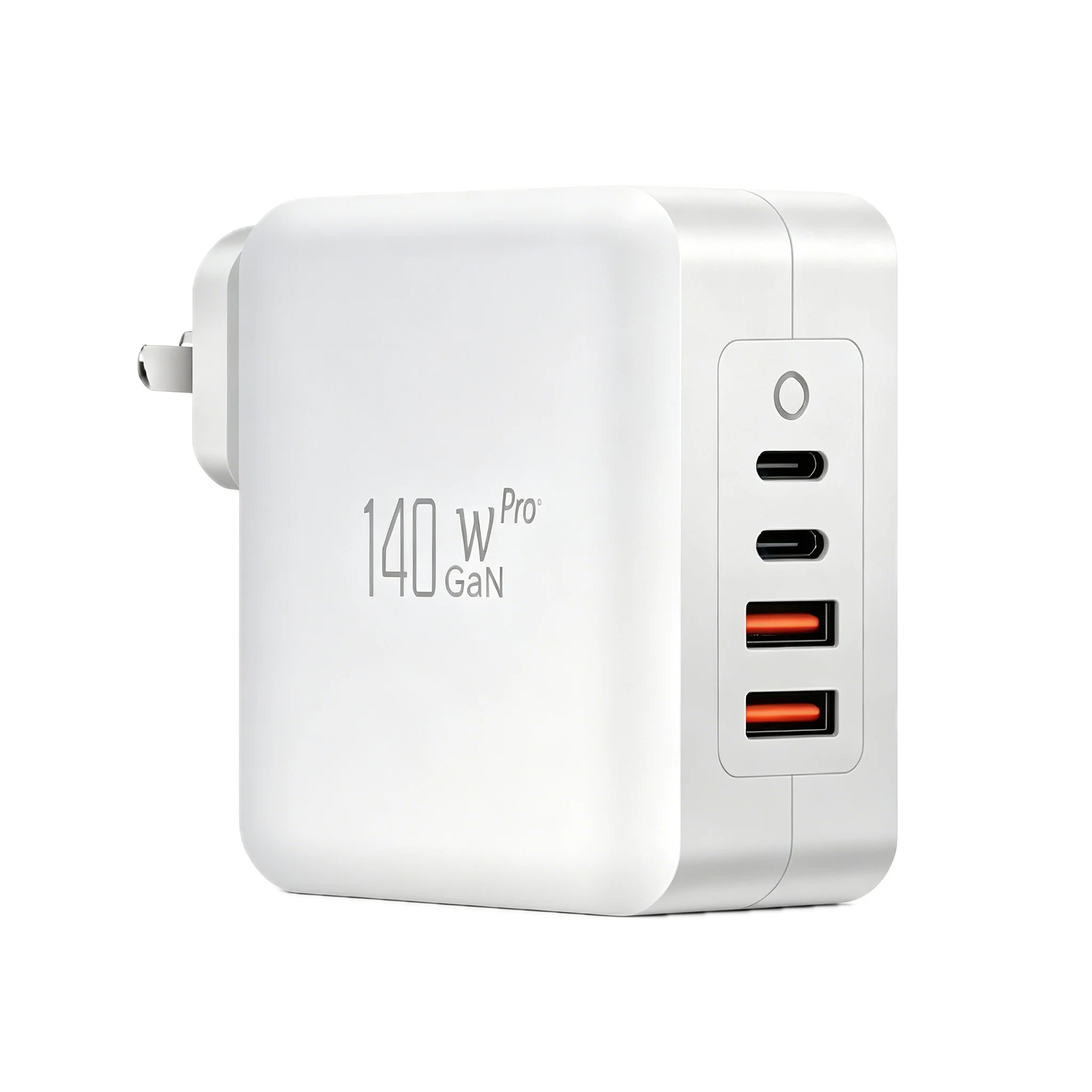 PD140CCAA 140W GaN Charger with dual USB-C and dual USB-A ports