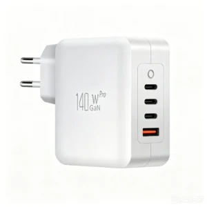 PD140CCCA 140W PD3.1 GaN Charger with three USB-C ports and one USB-A port
