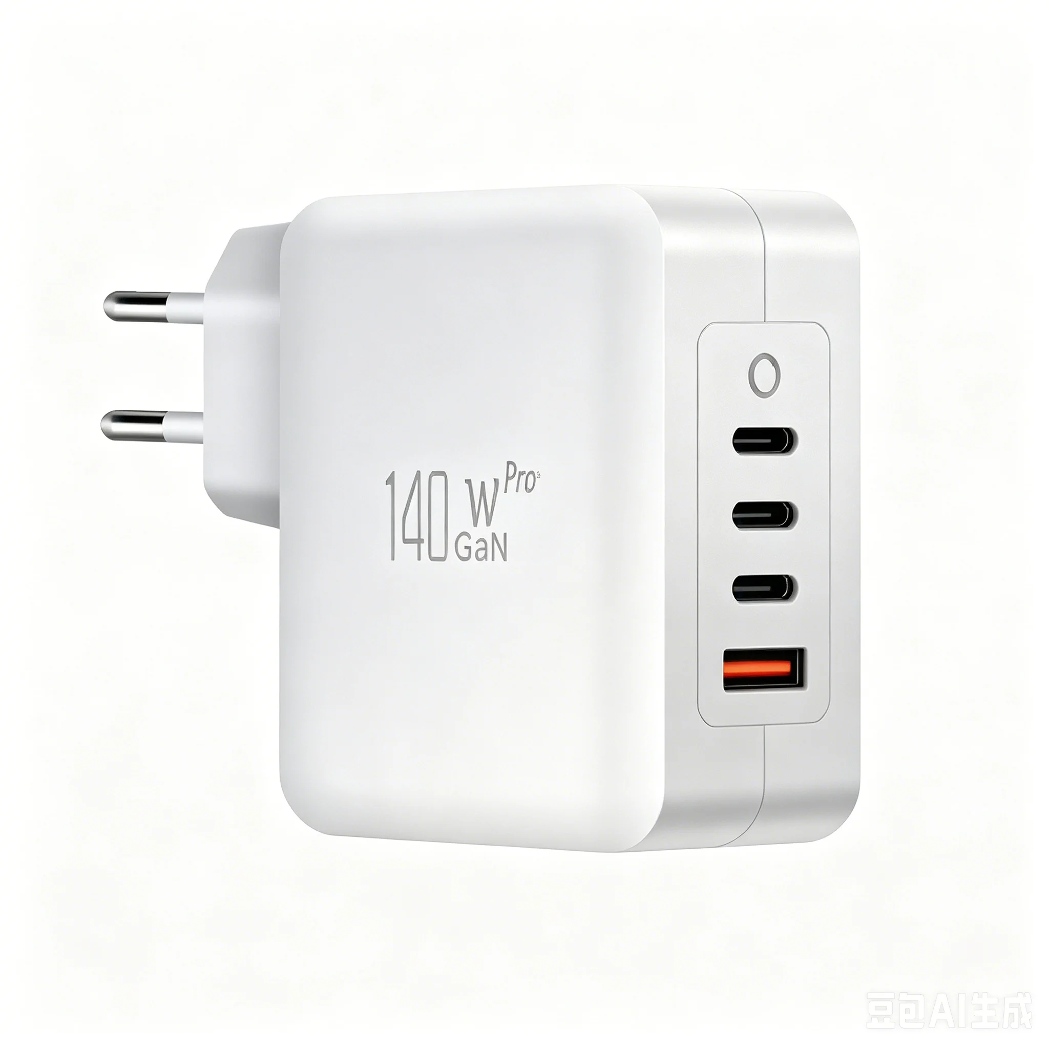 PD140CCCA 140W PD3.1 GaN Charger with three USB-C ports and one USB-A port