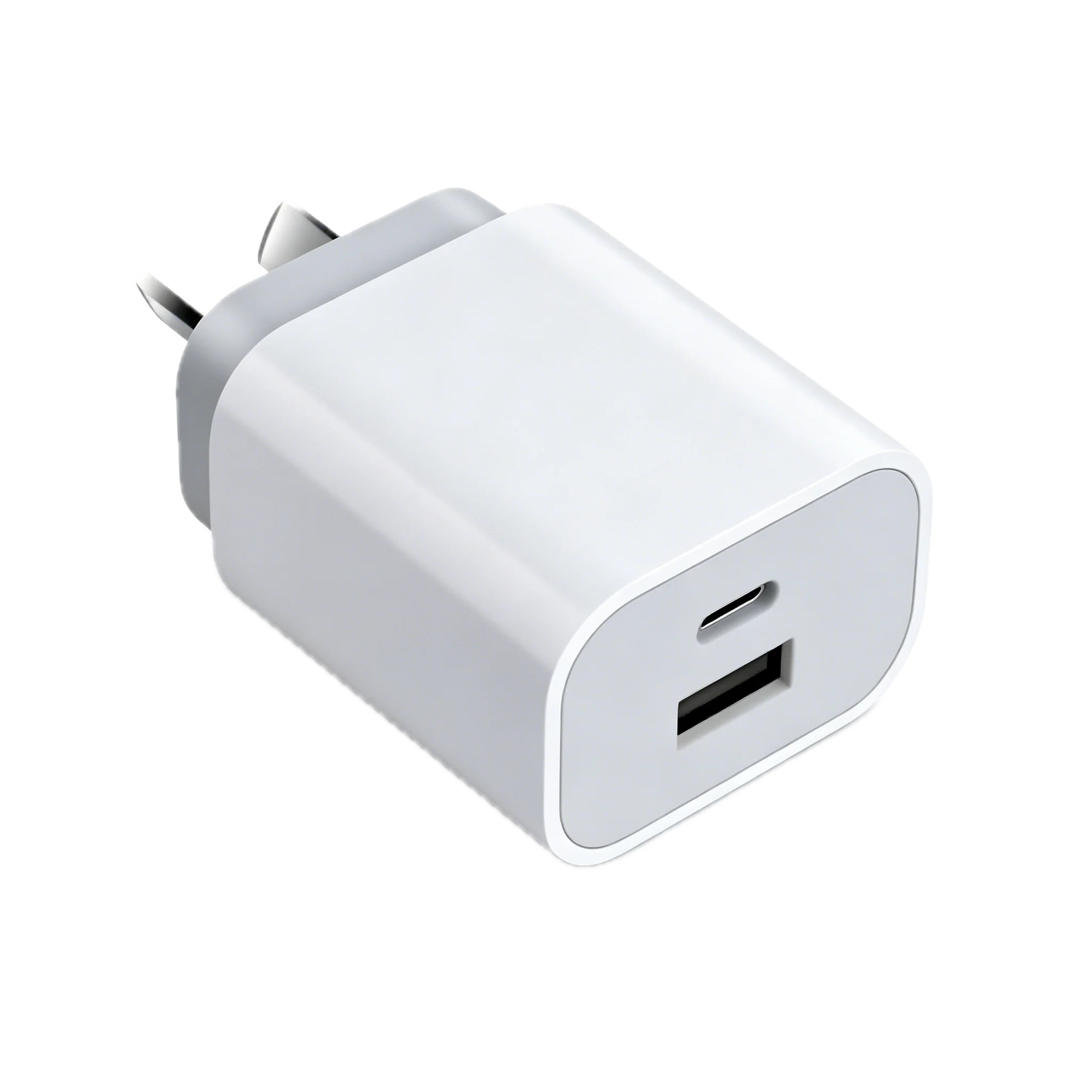 PD18CA 18W PD Charger with USB-C and USB-A dual ports