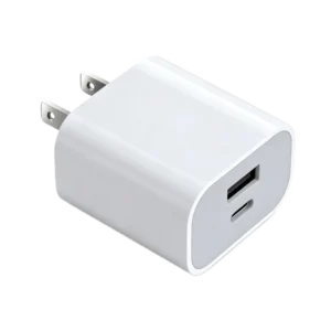 PD30CA 30W PD GaN Charger with USB-C and USB-A dual ports
