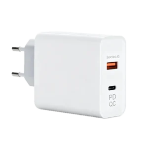 PD45CA 45W GaN Charger with USB-C and USB-A ports for fast charging