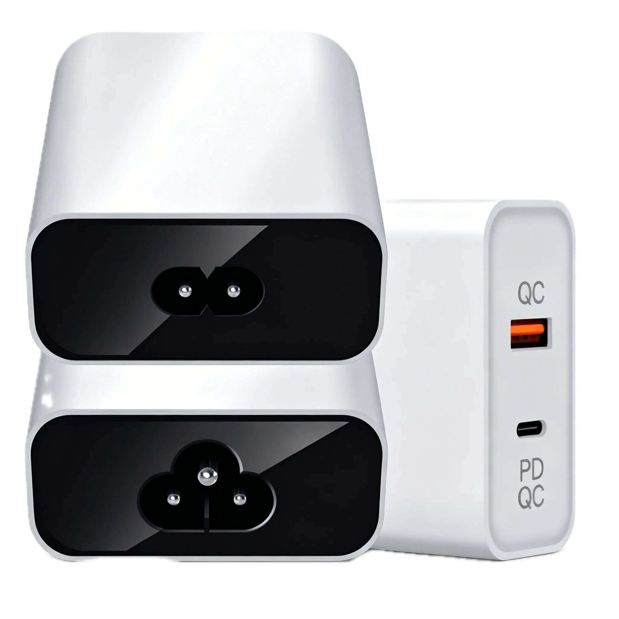 PD65CA 65W GaN Charger with USB-C and USB-A ports