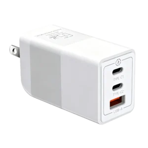 PD65CCA 65W GaN Charger with dual USB-C and USB-A ports
