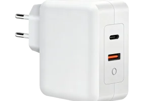 PD100CA 100W GaN Charger with USB-C and USB-A dual ports