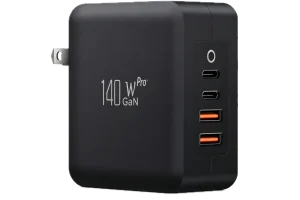 PD140CCAA 140W PD3.1 GaN Charger with dual USB-C and dual USB-A ports