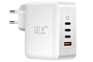 PD140CCCA 140W GaN Charger with three USB-C ports and one USB-A port