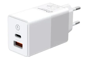 PD65CA GaN 65W USB-C charger with intelligent power reduction for Surface Pro, MacBook, and USB-C devices