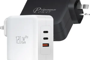 PD120CCA GaN 120W USB-C fast charger for laptops, tablets, and phones